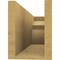 Ekena Millwork 6in. W x 8in. H x 24in. L Monterey Woodgrain TimberThane Rafter Tail, Primed Tan RFTUR06X08X24MONRCPR - alternate 5
